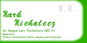 mark michalecz business card